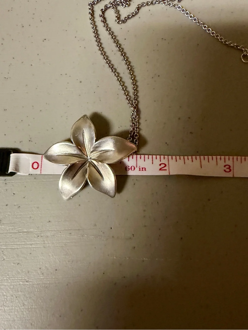 JAMES AVERY Sterling Silver Radiant Flower Blossom Lily Pendant Necklace RETIRED_12